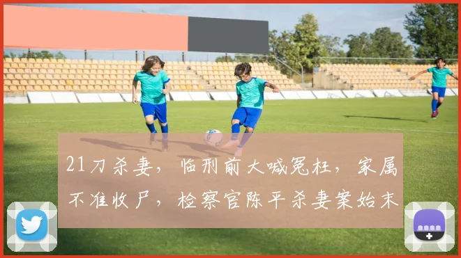21刀杀妻,临刑前大喊冤枉,家属不准收尸,检察官陈平杀妻案始末