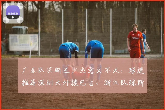 广东队买断王少杰意义不大,球迷推荐深圳大外援巴吉、浙江队琼斯