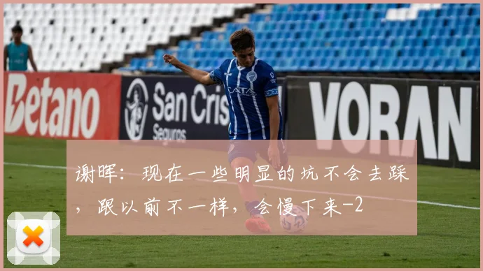 谢晖:现在一些明显的坑不会去踩,跟以前不一样,会慢下来
